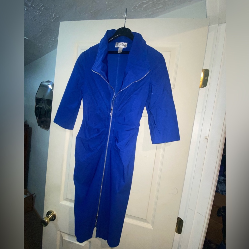Joseph Ribkoff royal blue dress